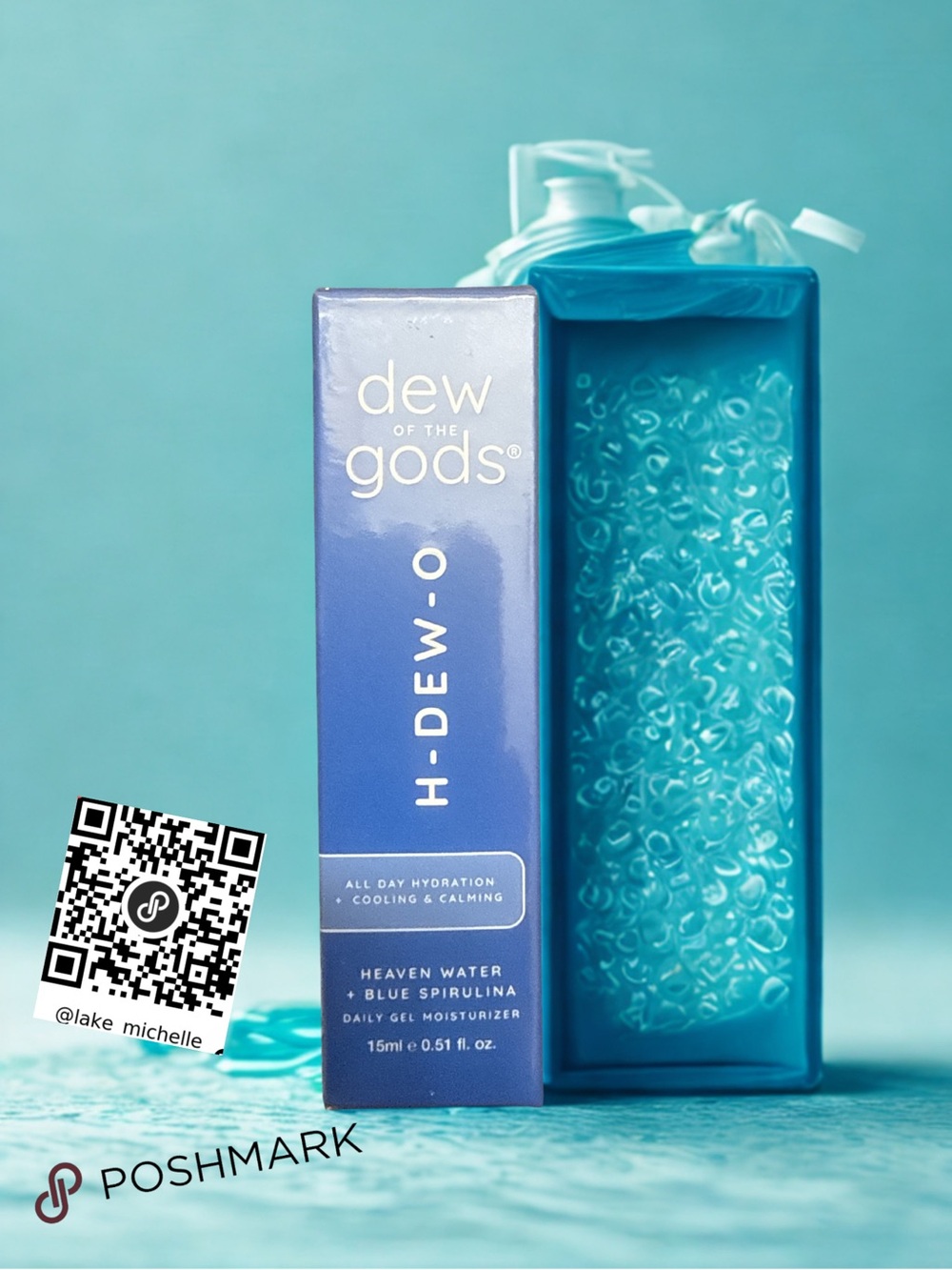 Dew of the Gods H-DEW-O Blue Daily Gel Moisturizer - Blue
